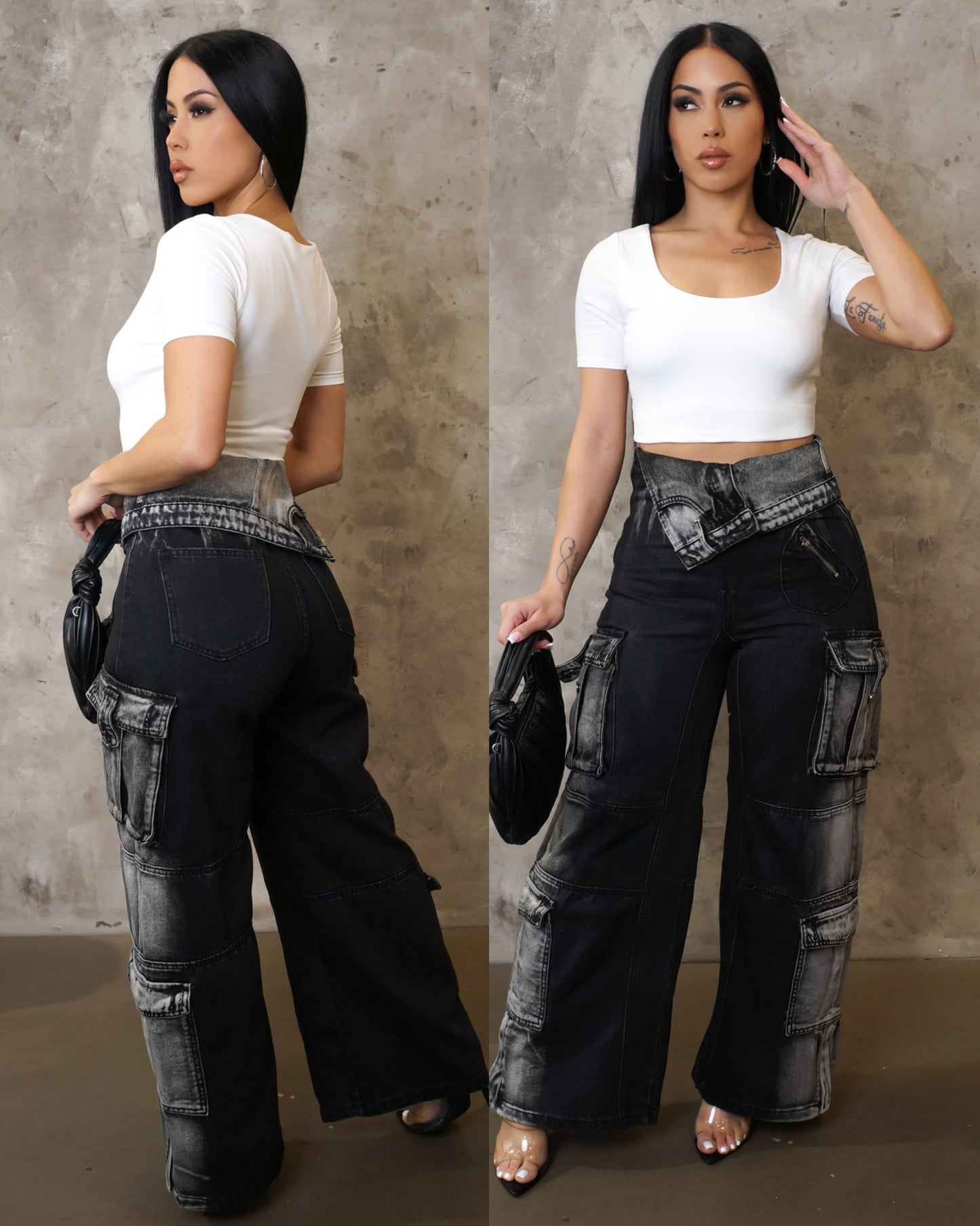 It's me black denim pants