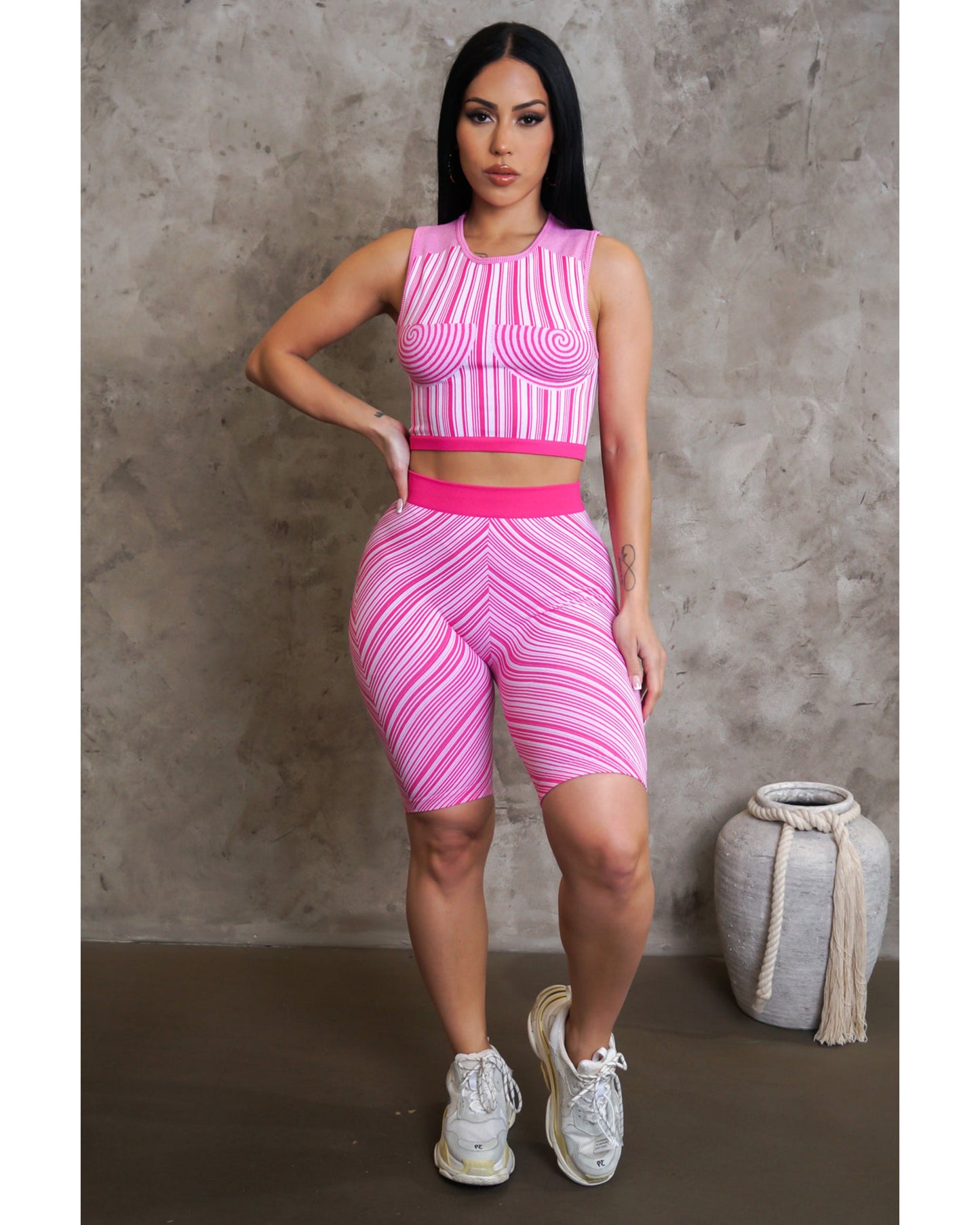 Hard work set pink