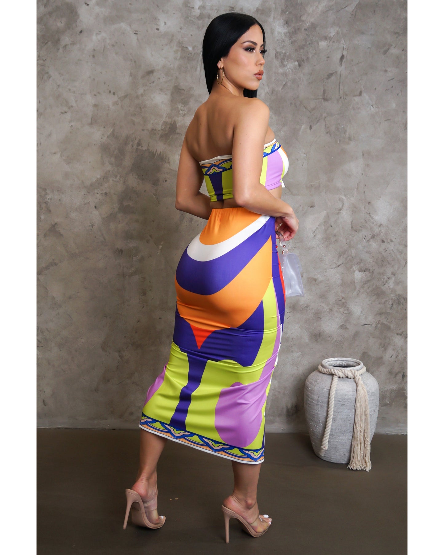 Real beauty skirt set
