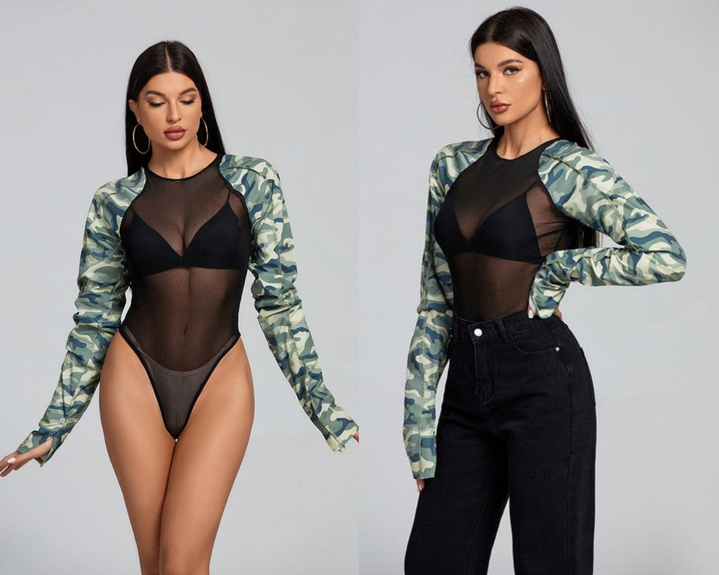 The Mila camo top