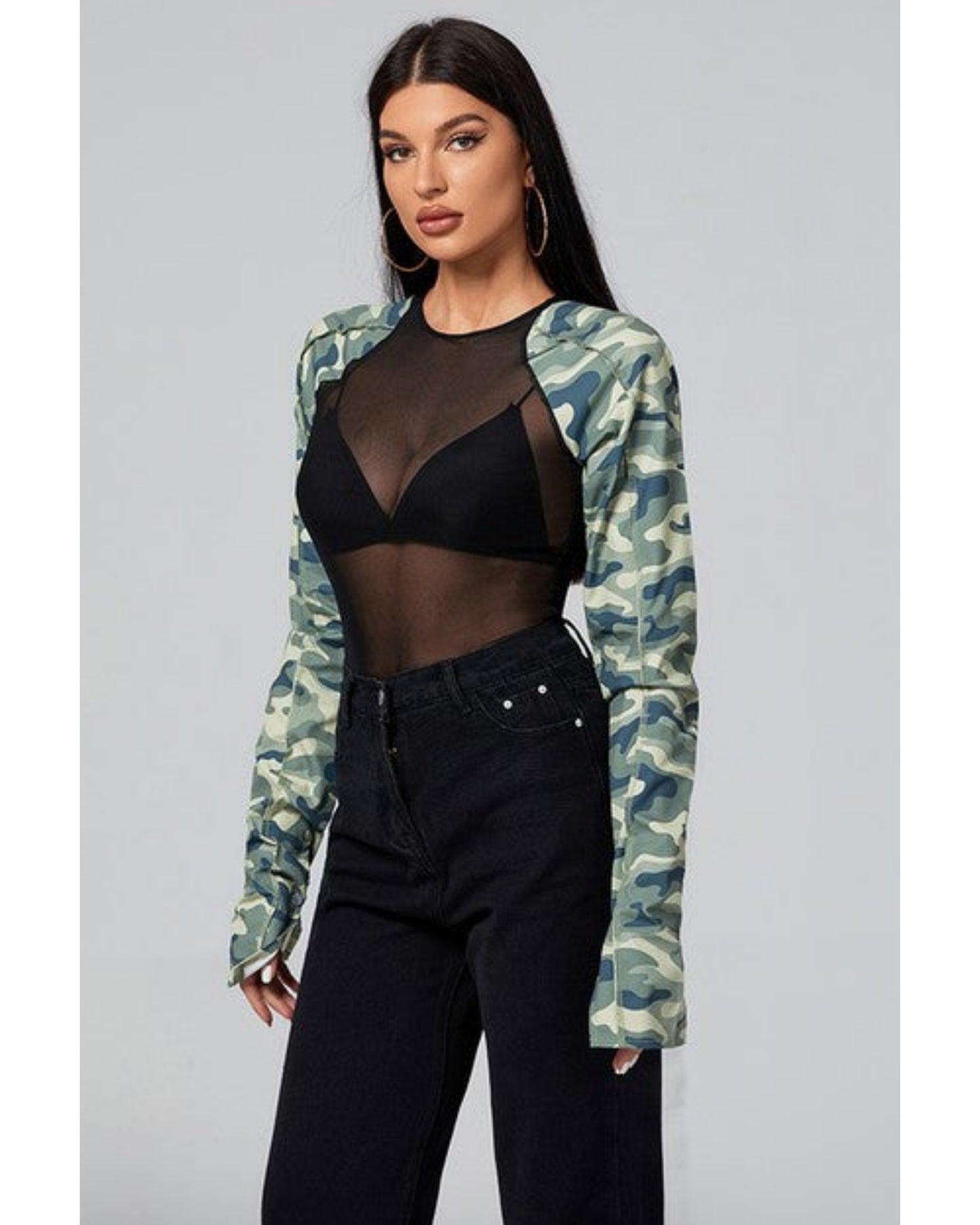 The Mila camo top