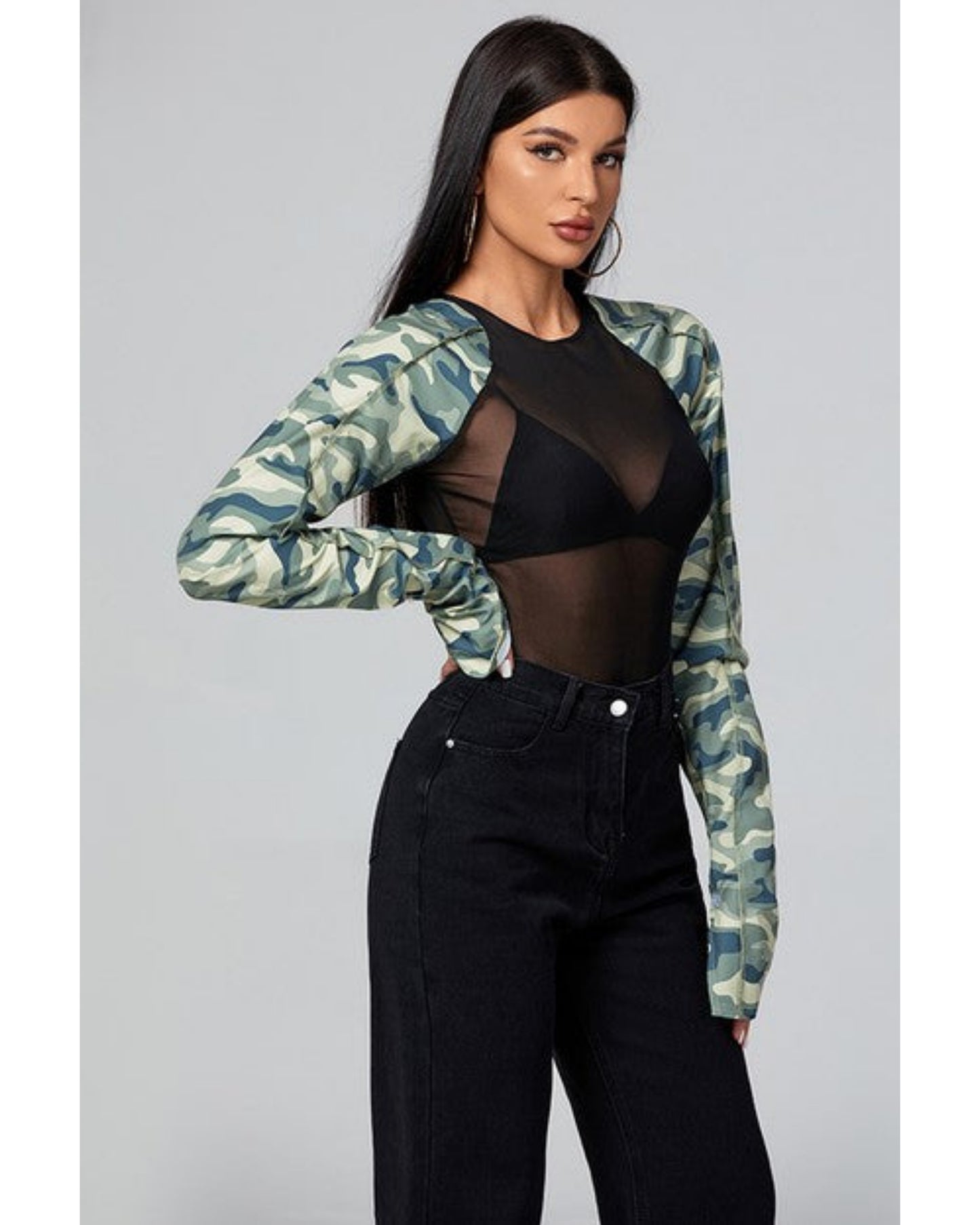 The Mila camo top