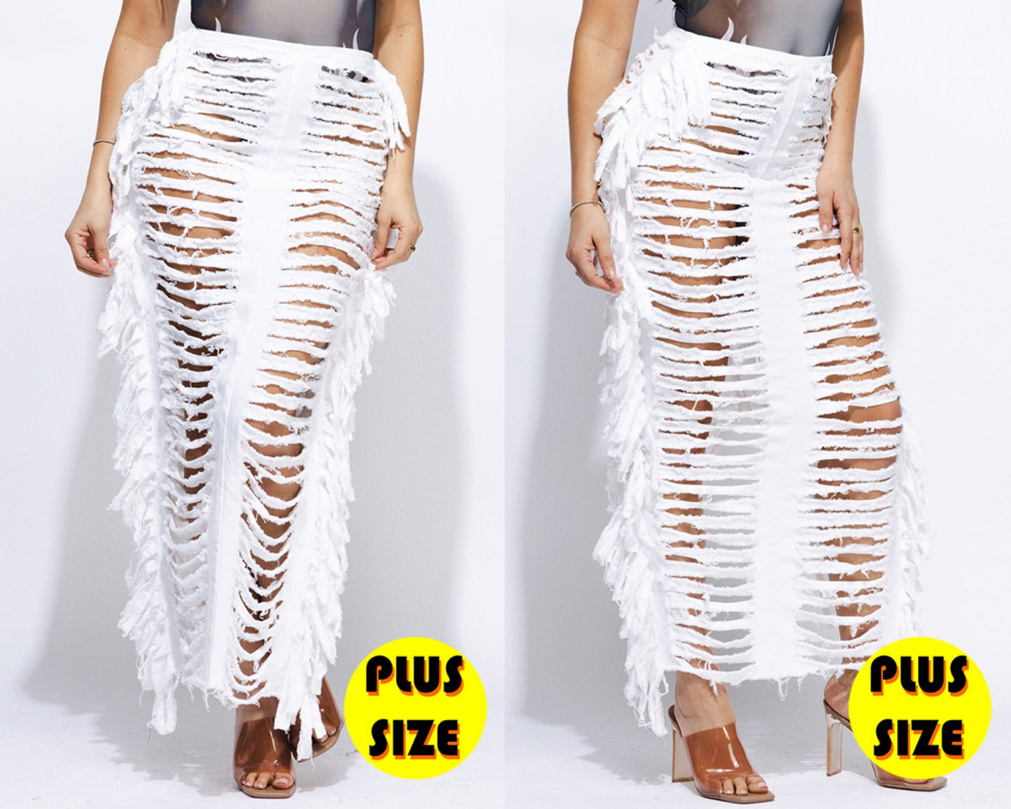 Never distressed skirt