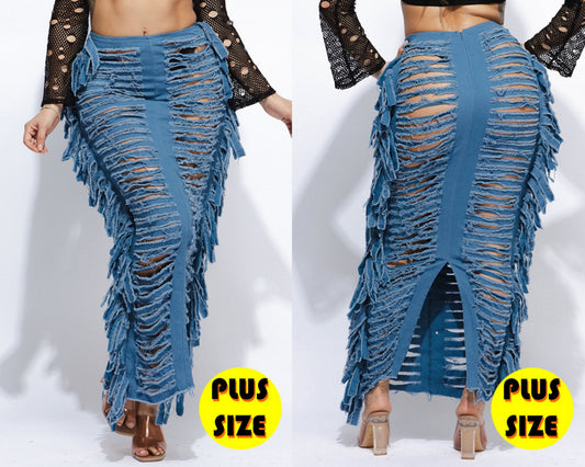 Never distressed skirt