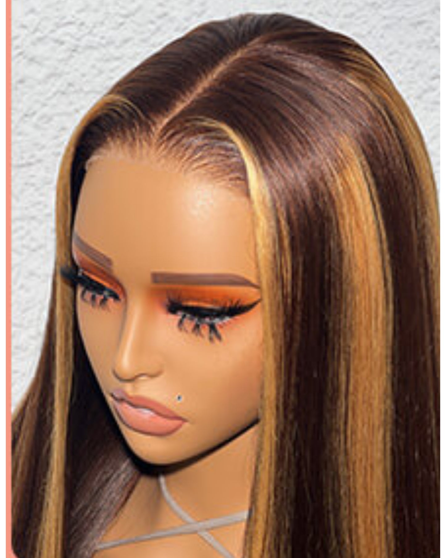 Mia highlighted fully styled ready to wear lace wig