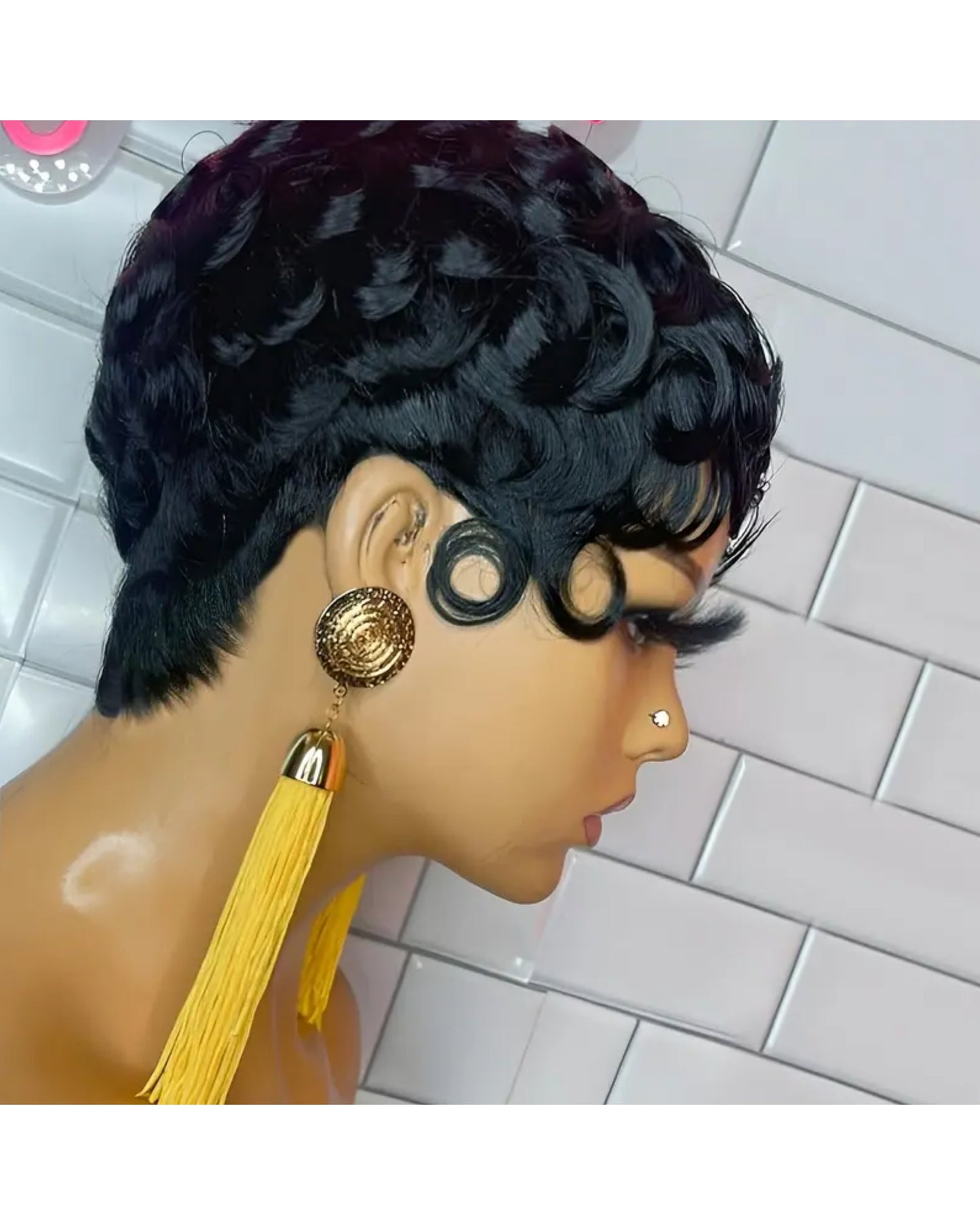 Daisy short human hair wig