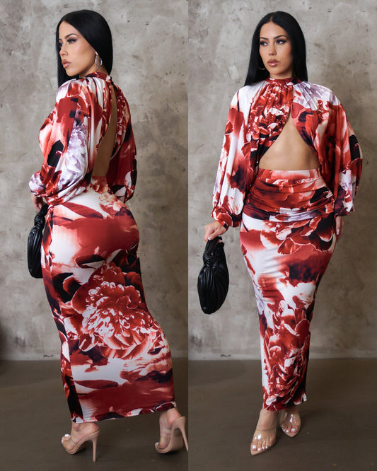 She's tempting skirt set