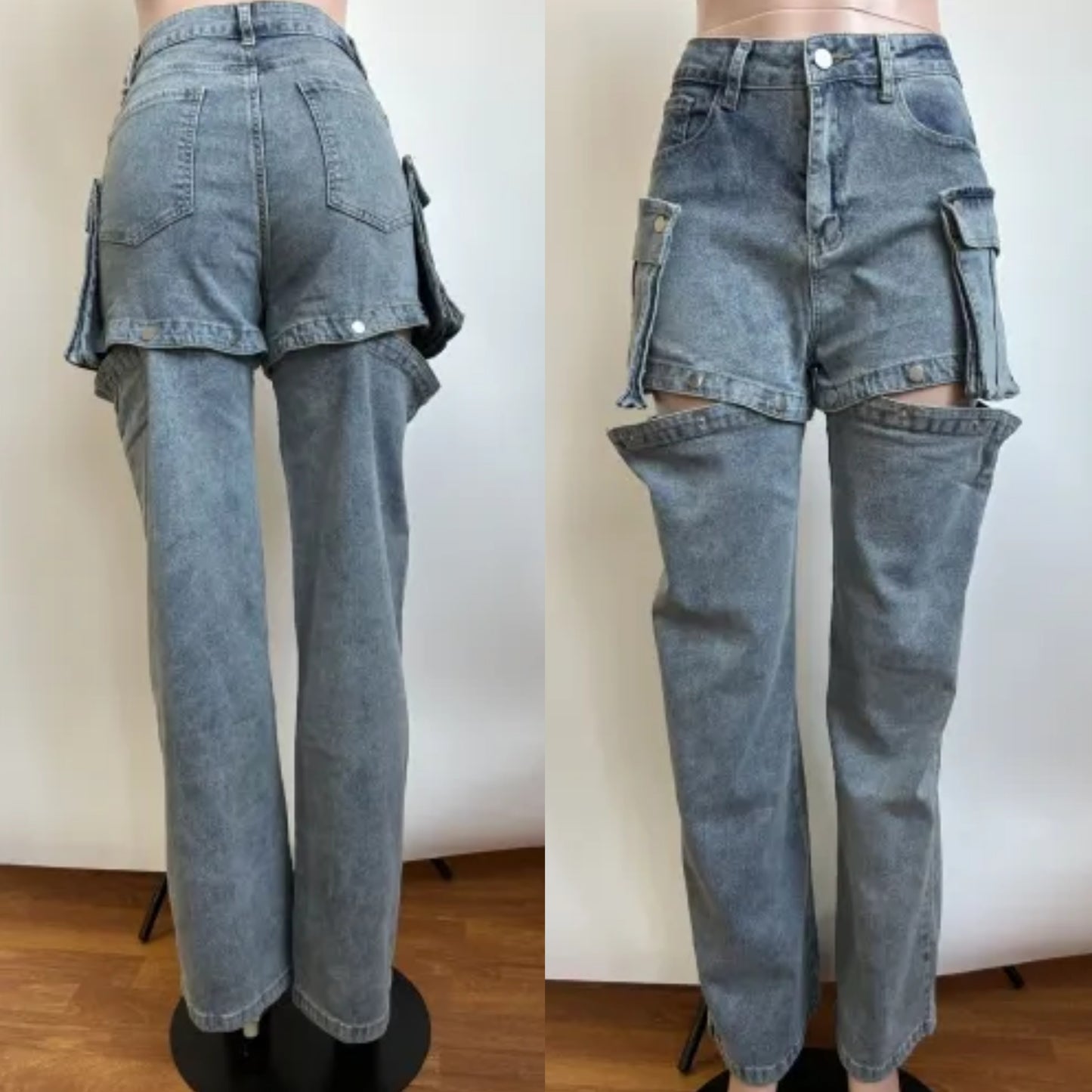 Melli detachable jeans