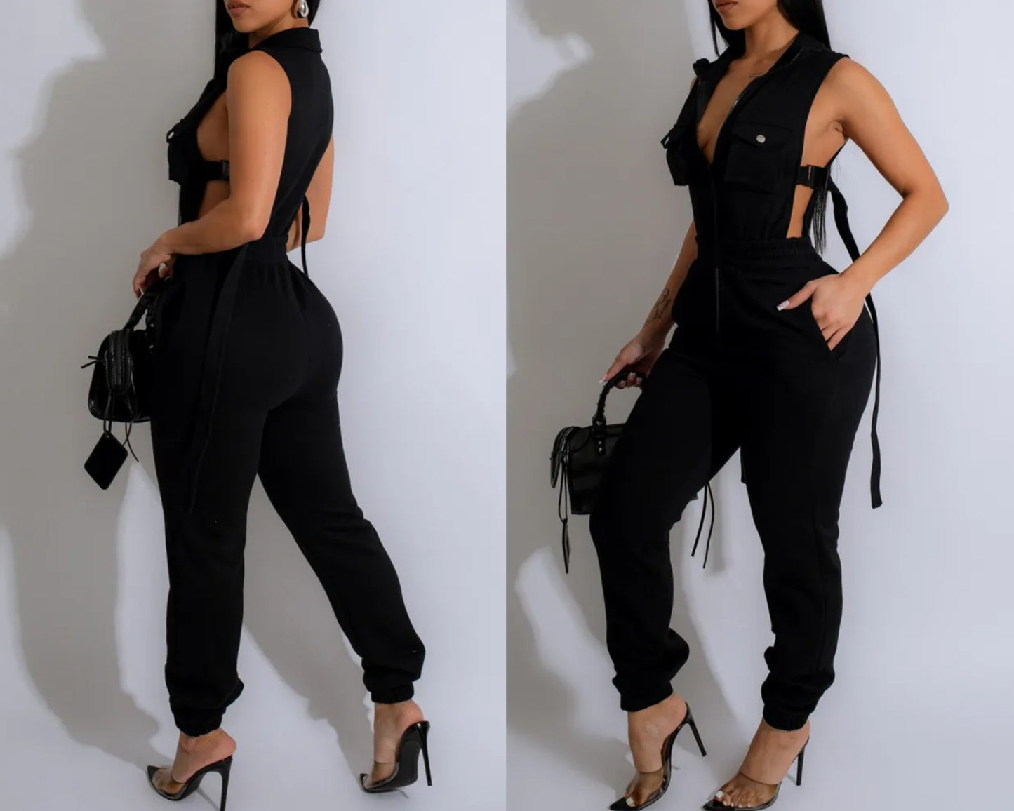 Broken bond jumpsuit