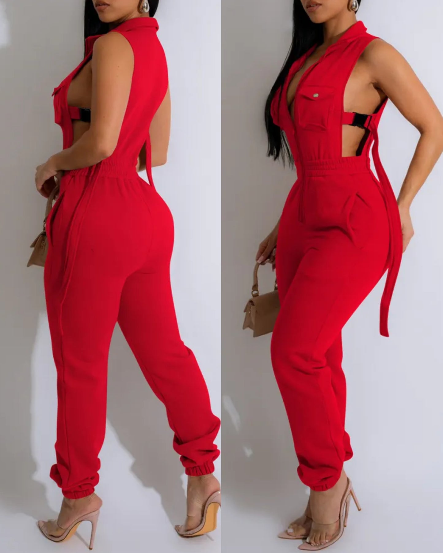 Broken bond jumpsuit