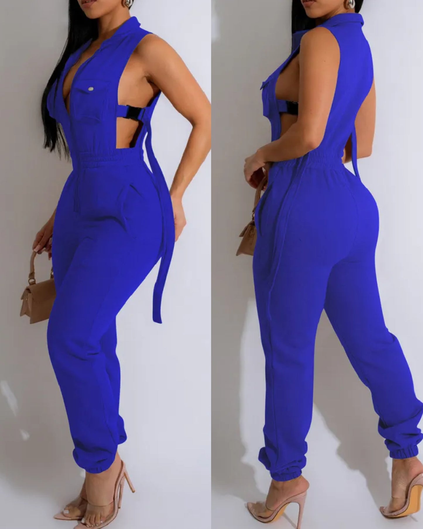 Broken bond jumpsuit