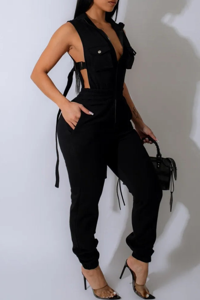 Broken bond jumpsuit