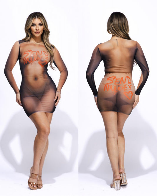 Drop them nudes dress