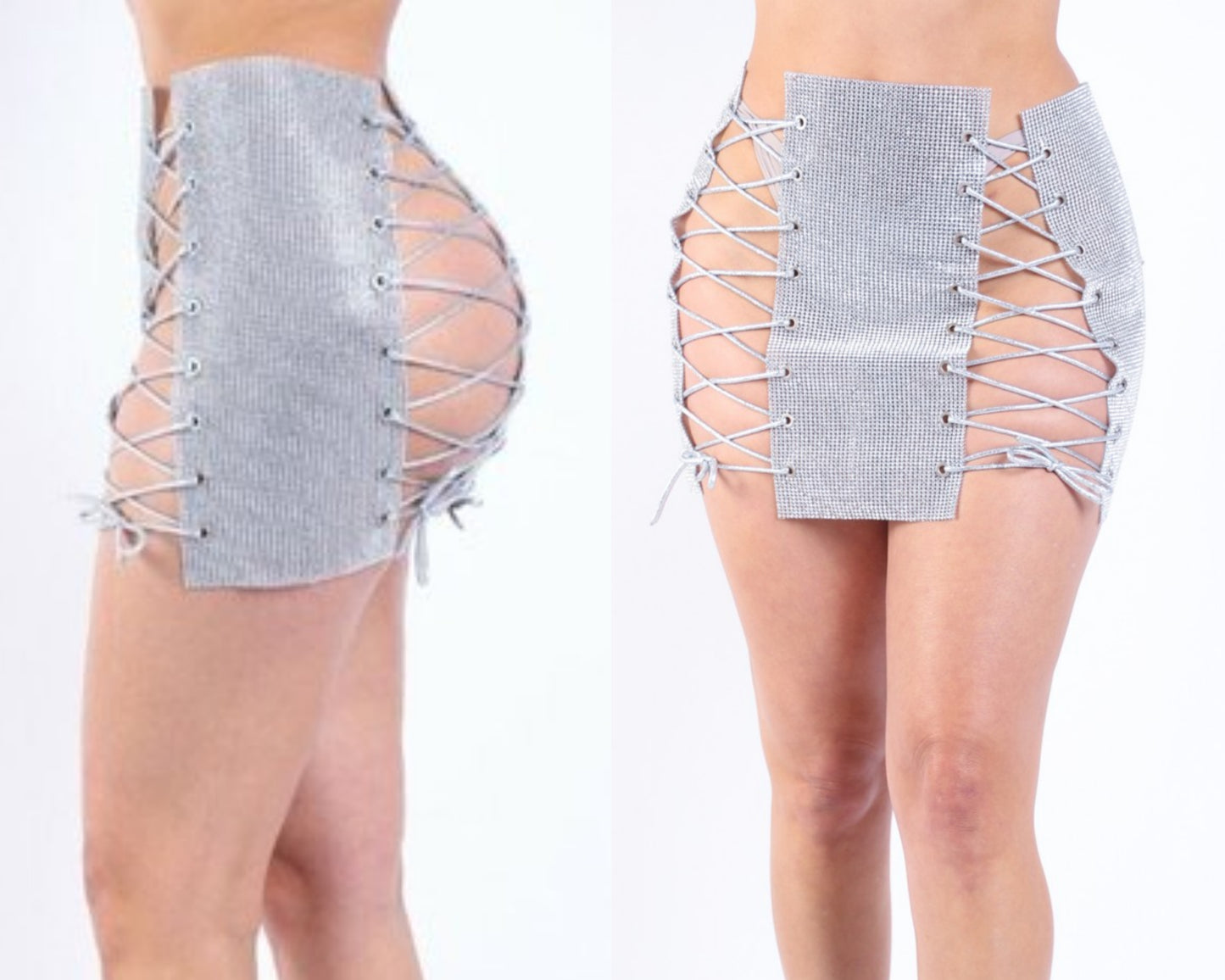 Rhinestone bling skirt