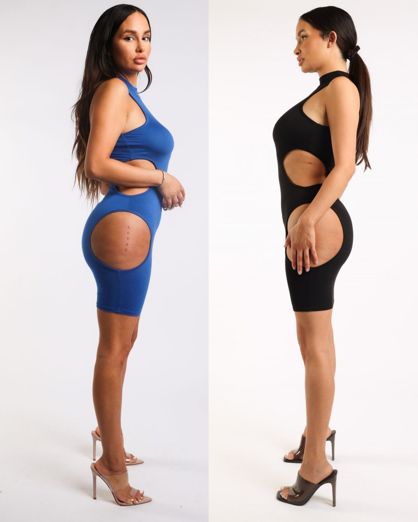 Peek a boo dress