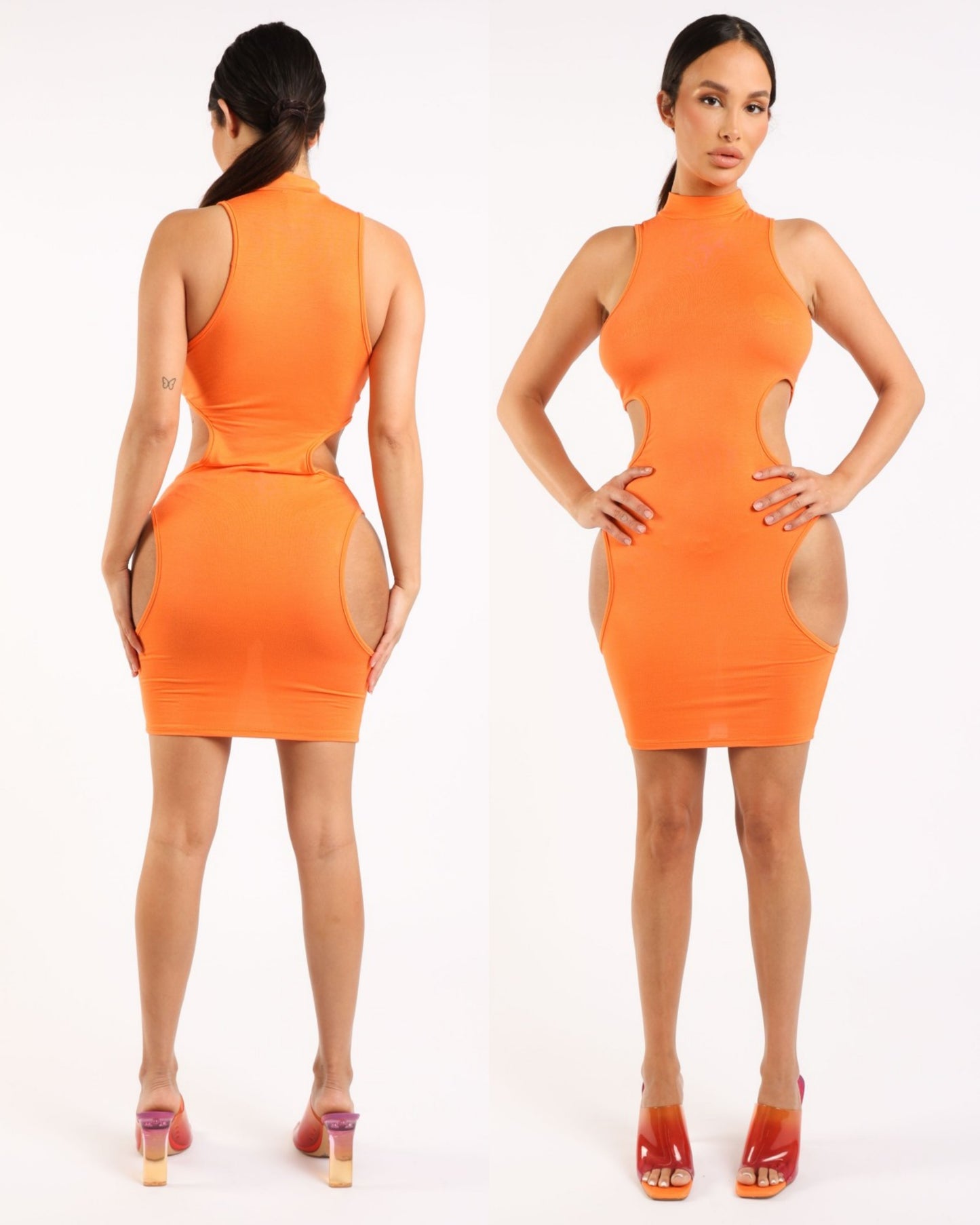 Peek a boo dress