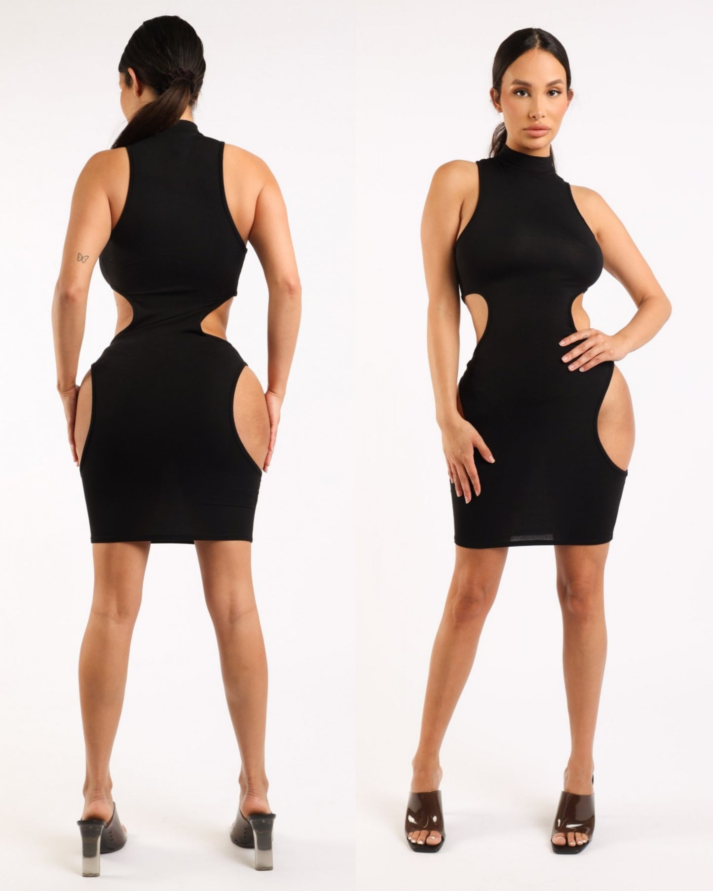 Peek a boo dress