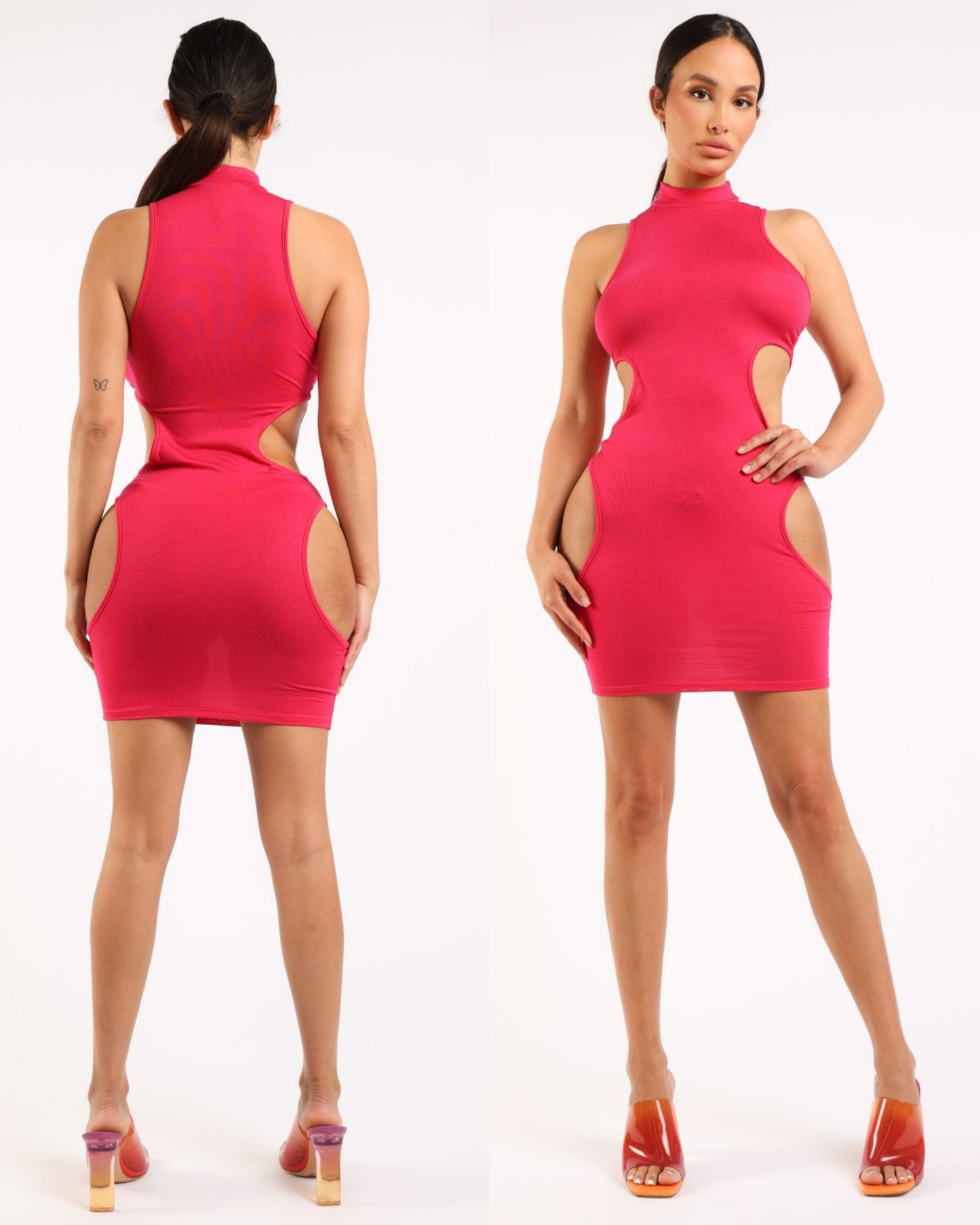Peek a boo dress