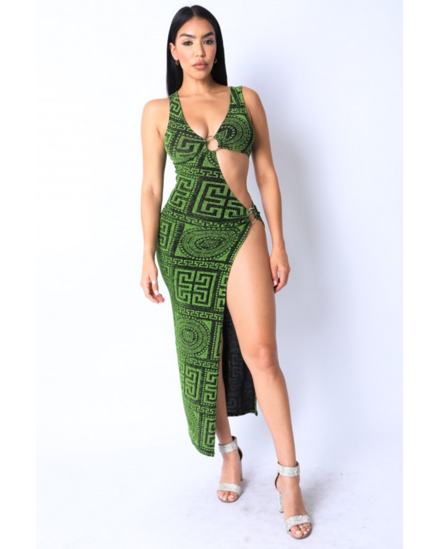 Green as in green dress