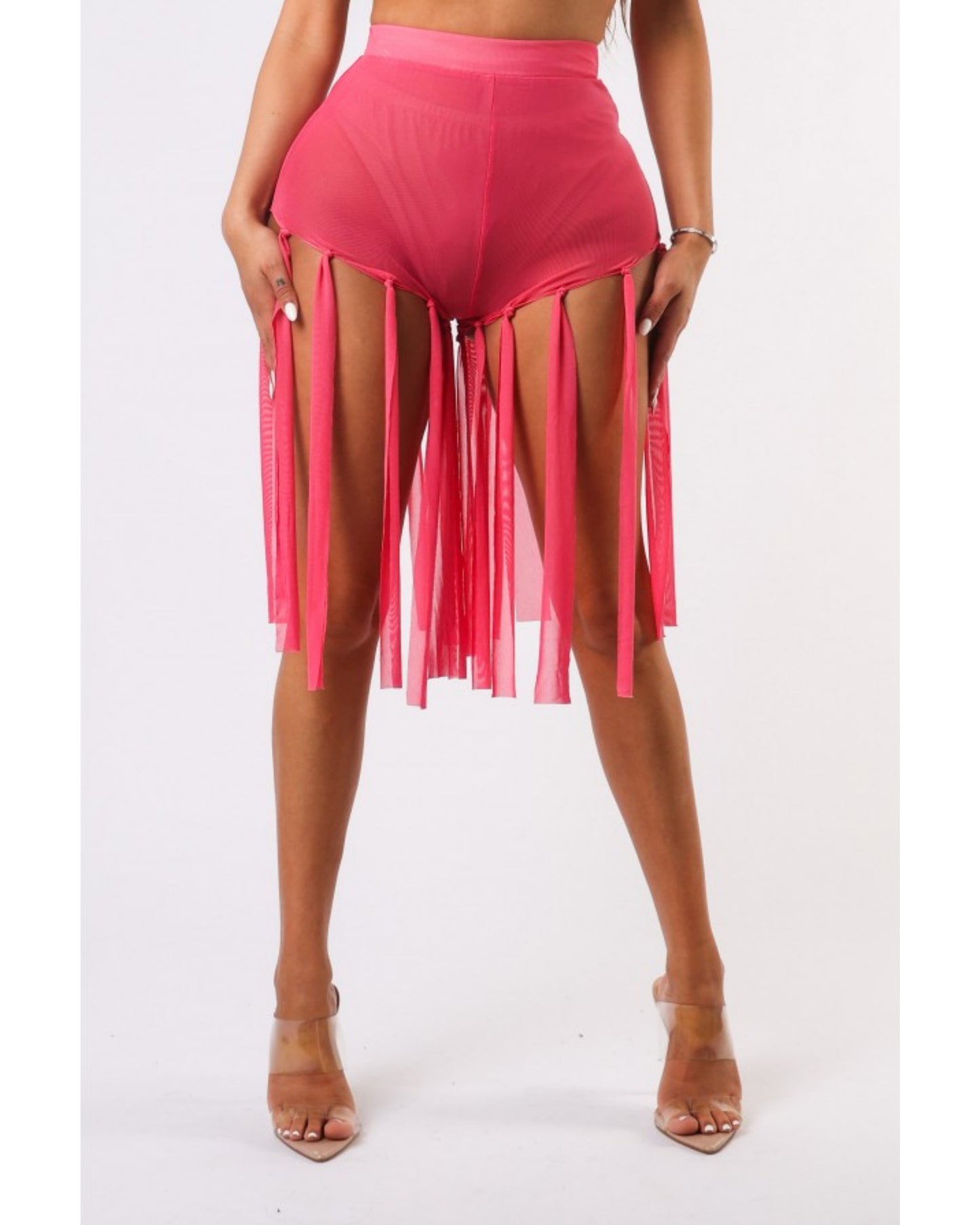 Acting up tassel shorts