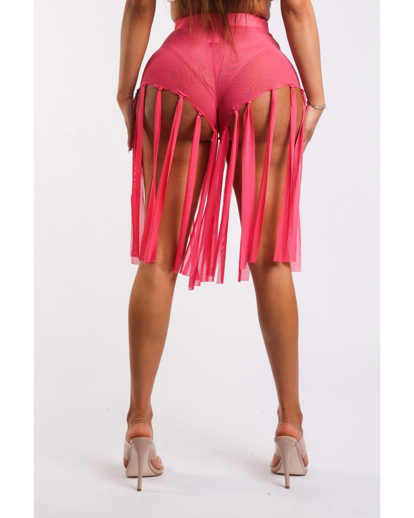Acting up tassel shorts