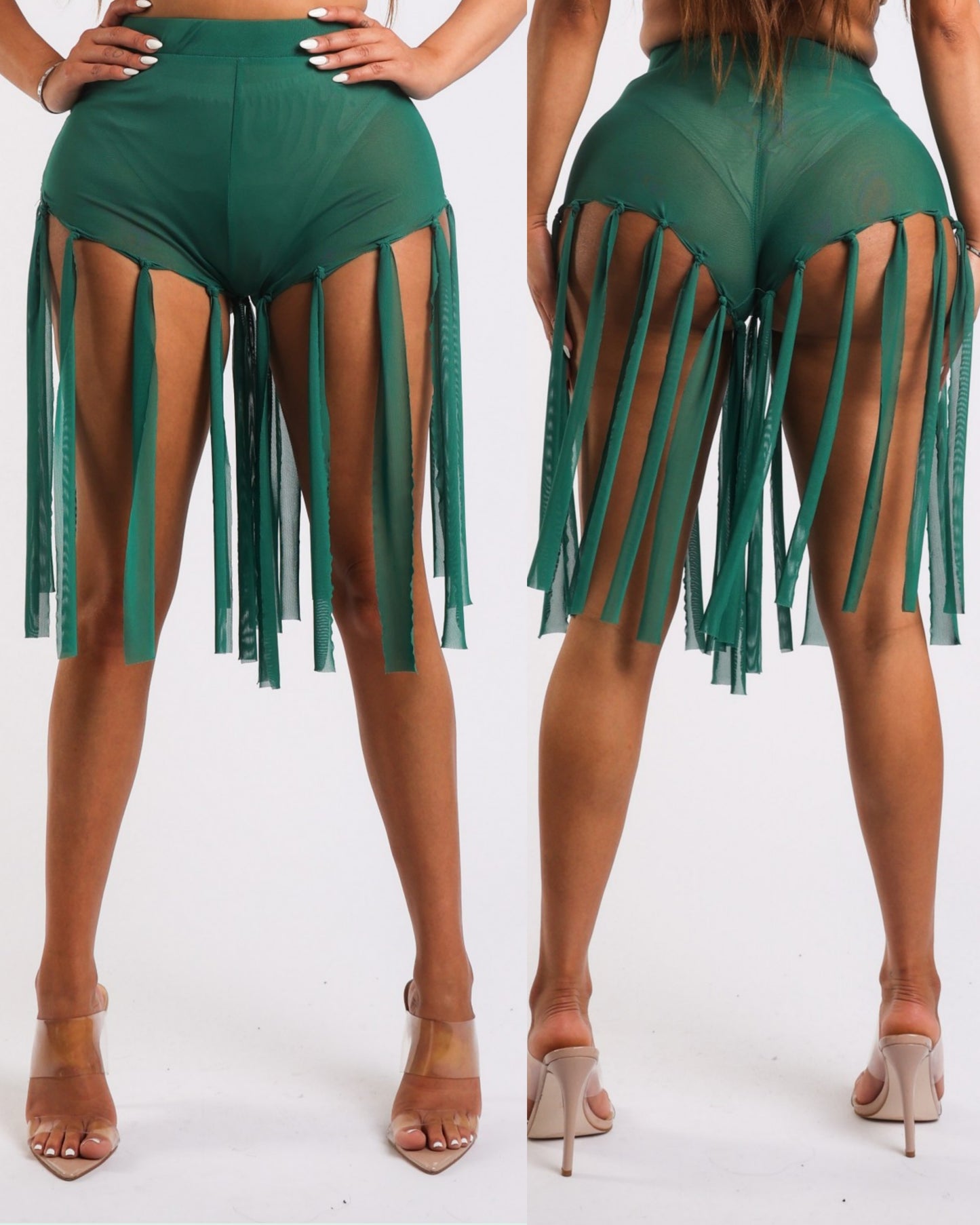 Acting up tassel shorts