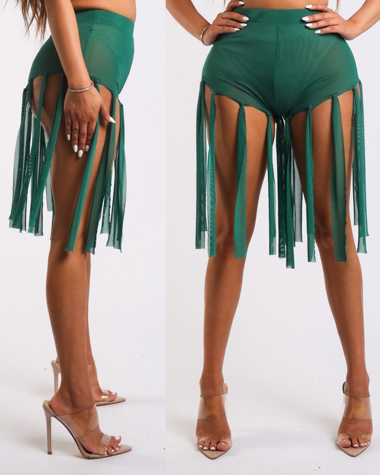 Acting up tassel shorts