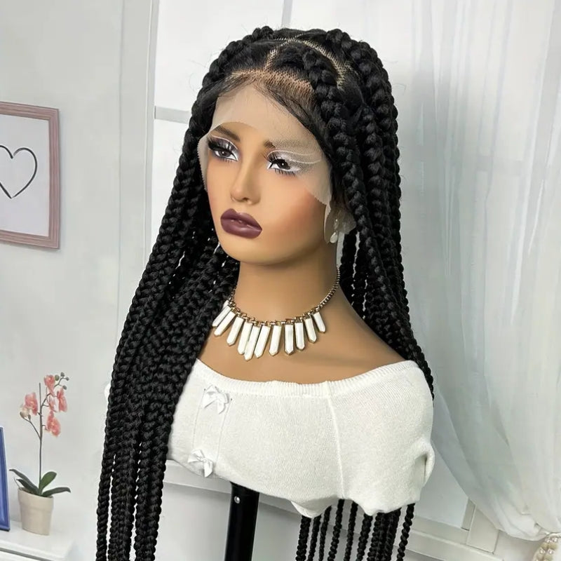 Marie xl box braid lace wig