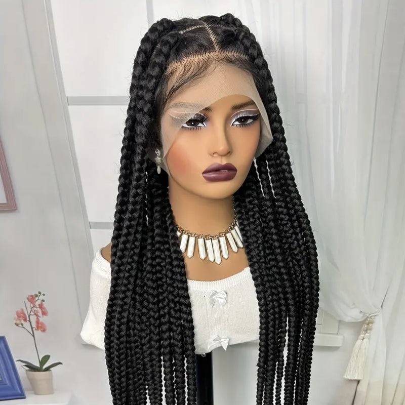 Marie xl box braid lace wig