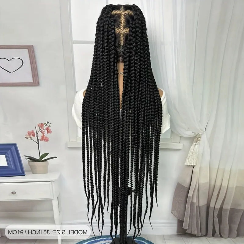Marie xl box braid lace wig