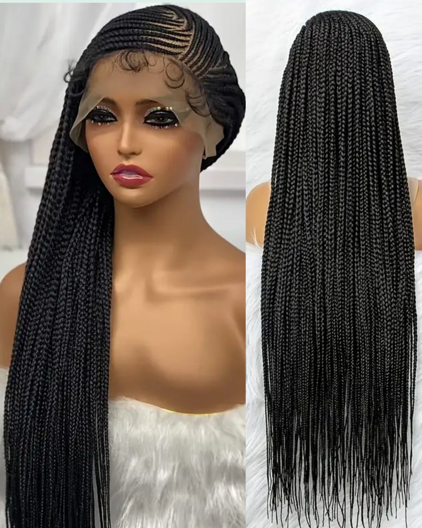 Lemonade and tea braid wig