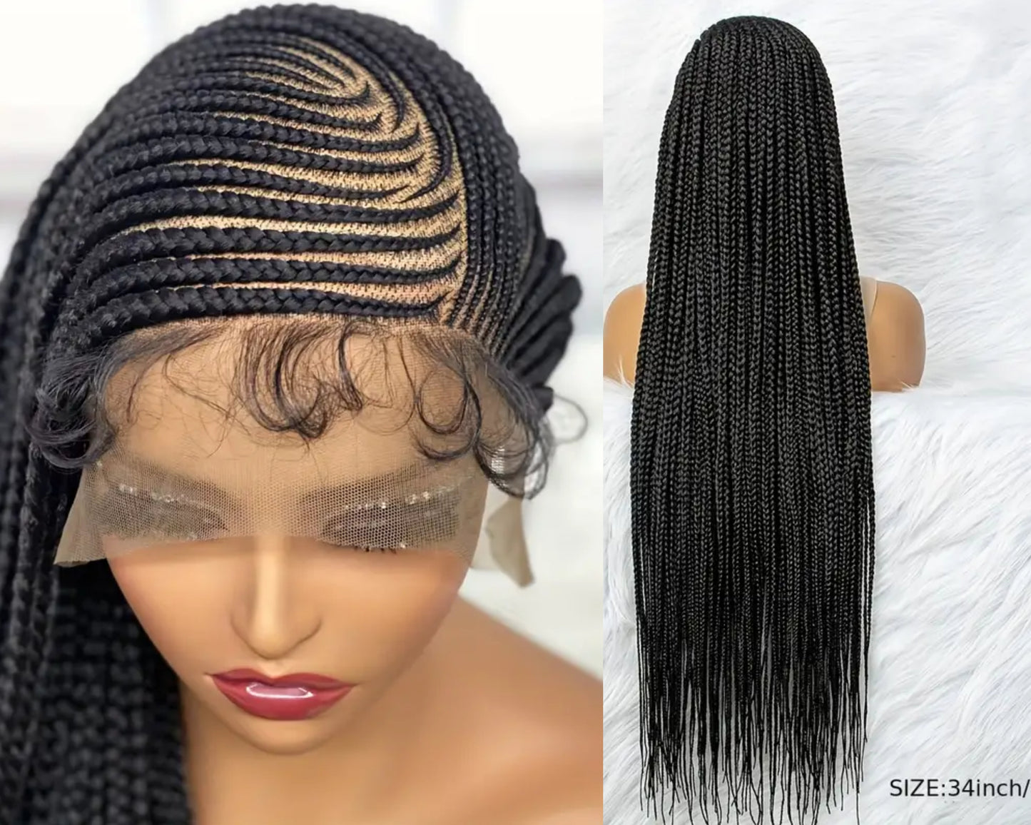 Lemonade and tea braid wig