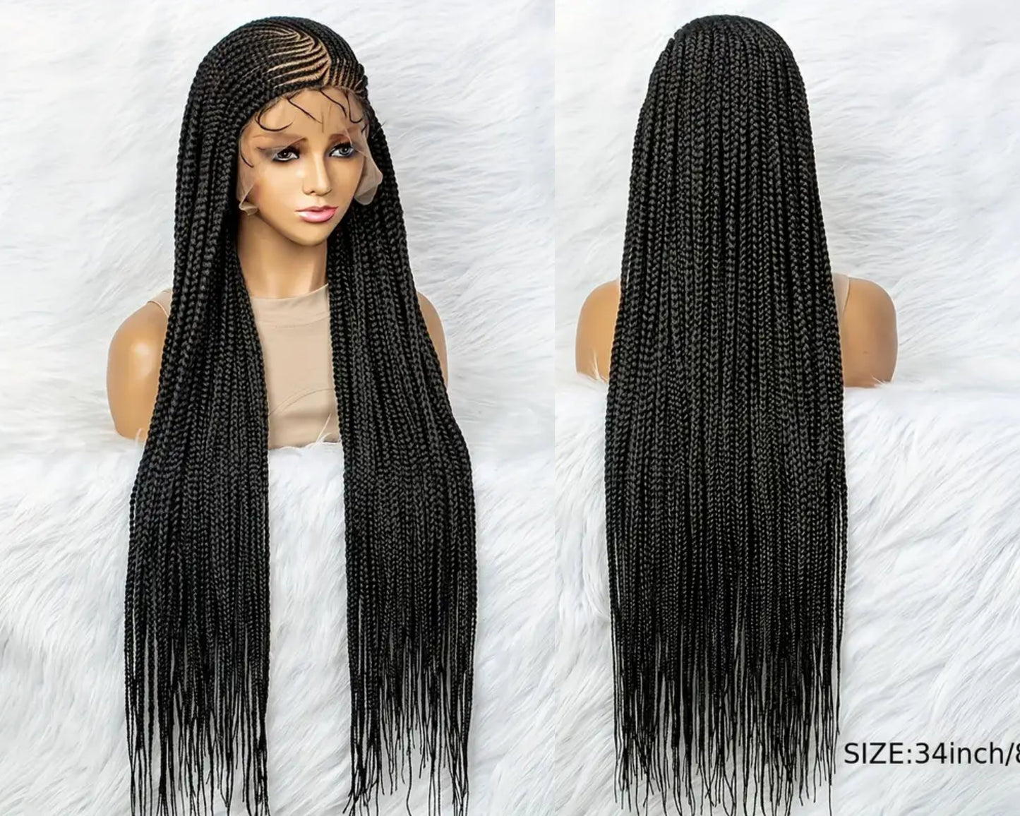 Tiana cornrow layer lace wig