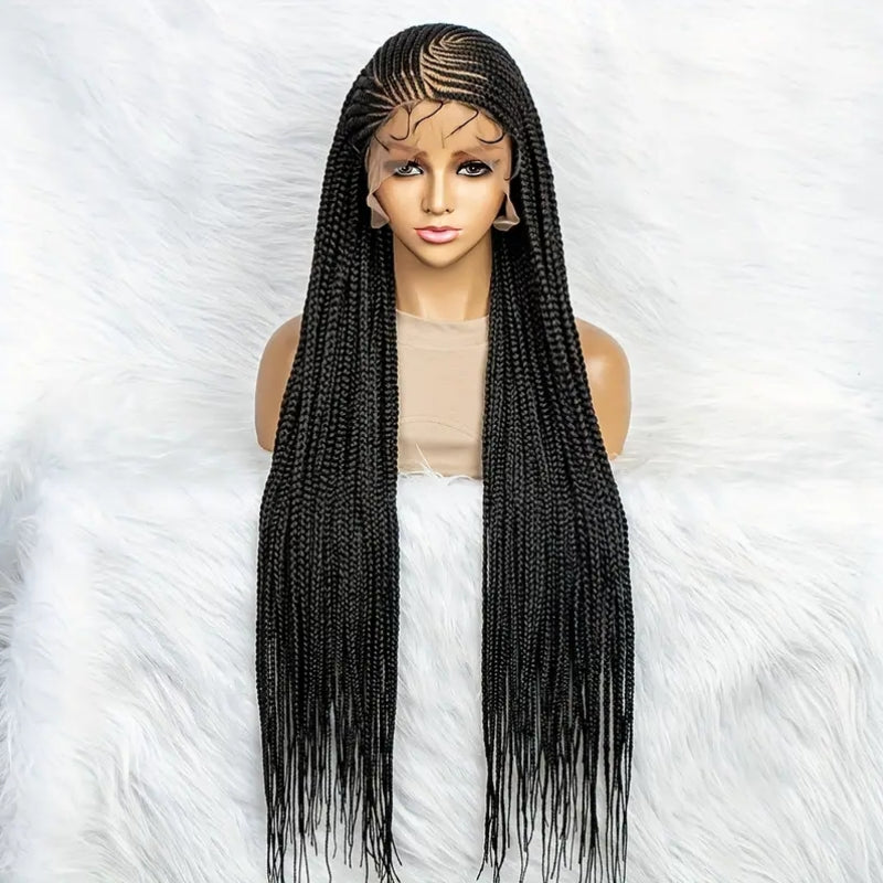 Tiana cornrow layer lace wig