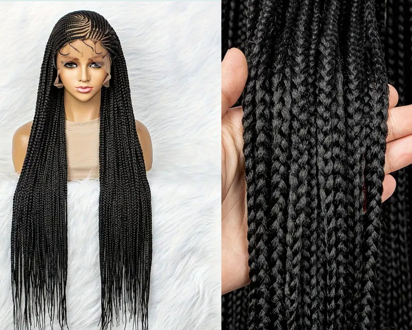 Tiana cornrow layer lace wig