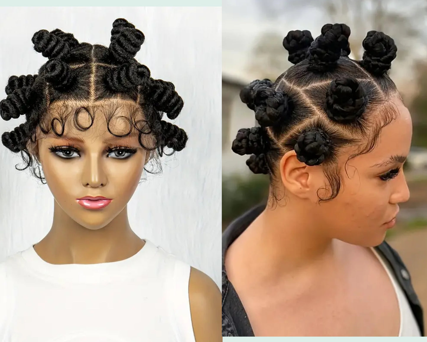Nubian lace wig