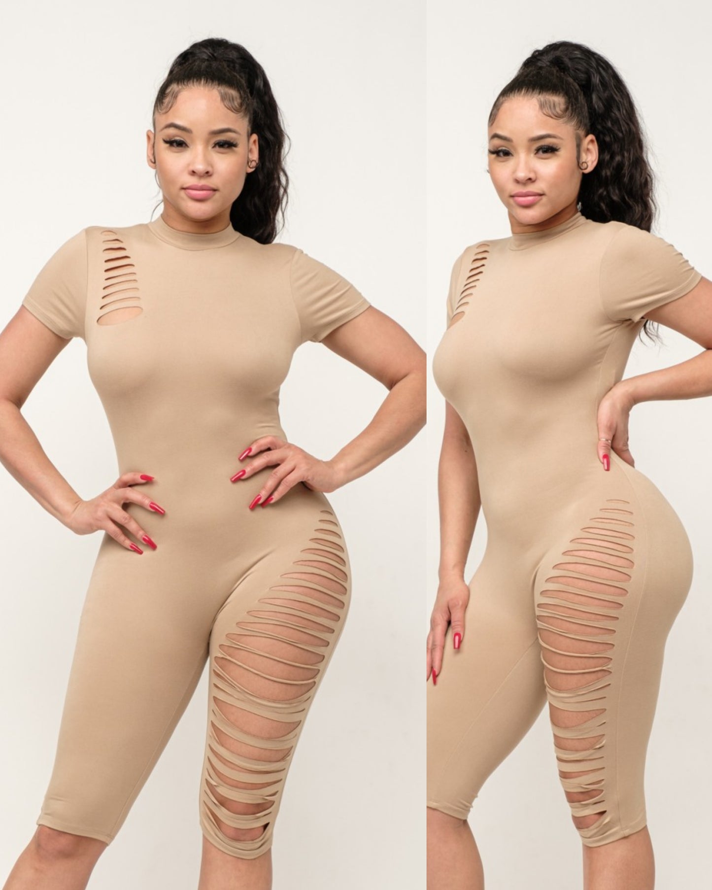 Marley biker romper