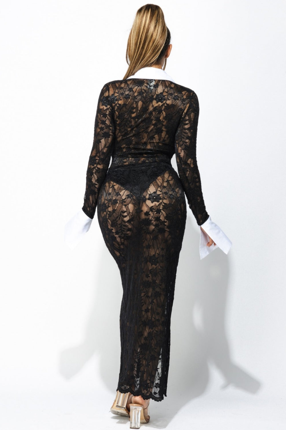 Morticia vibes dress
