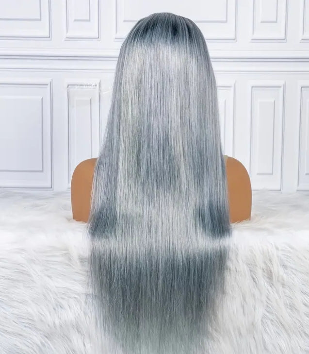 Ms silva custom silver gray wig