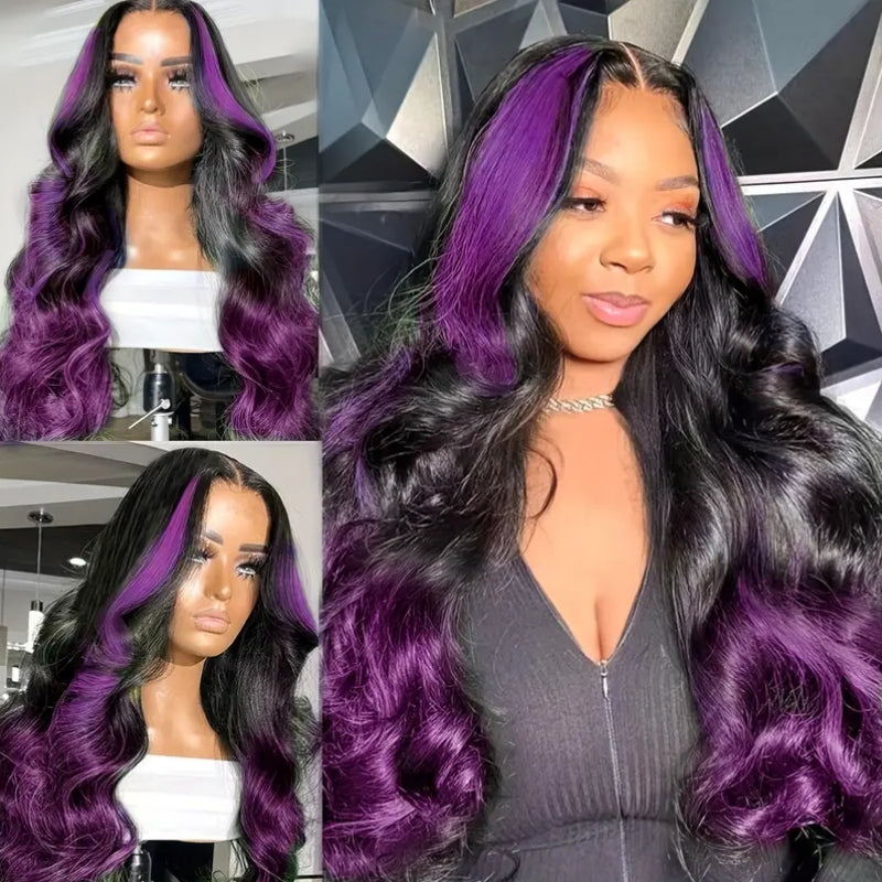 Purple Reign wig