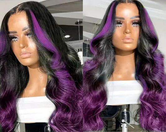 Purple Reign wig