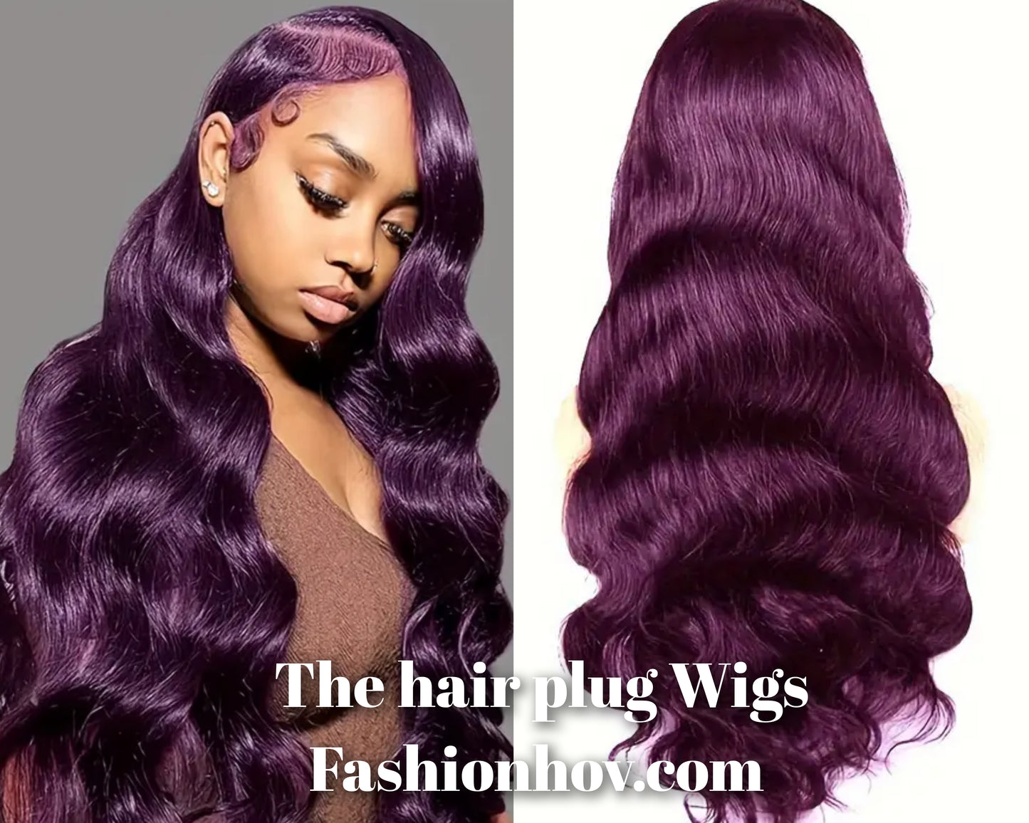 Purple Reign wig