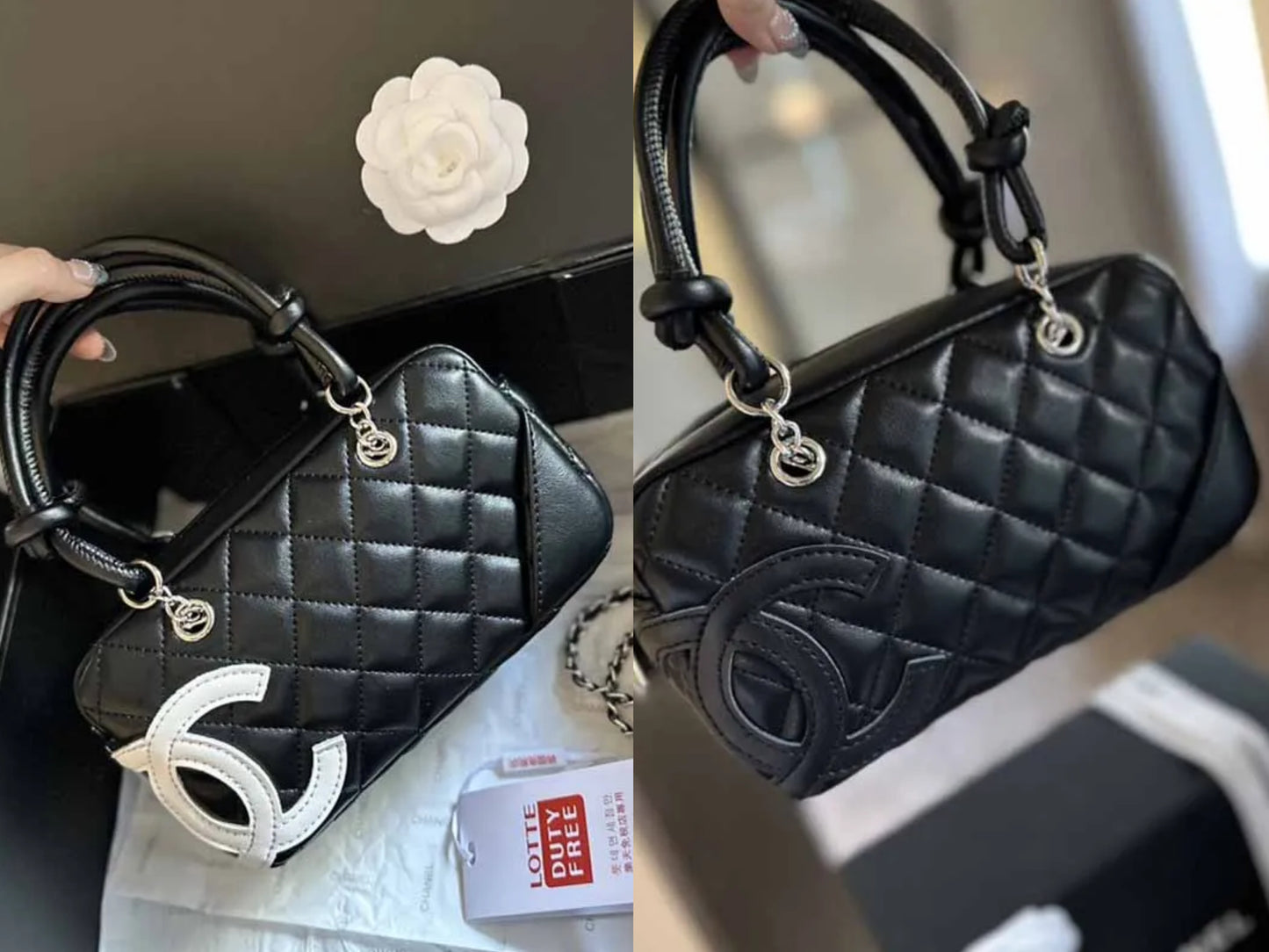 CC quilted bag