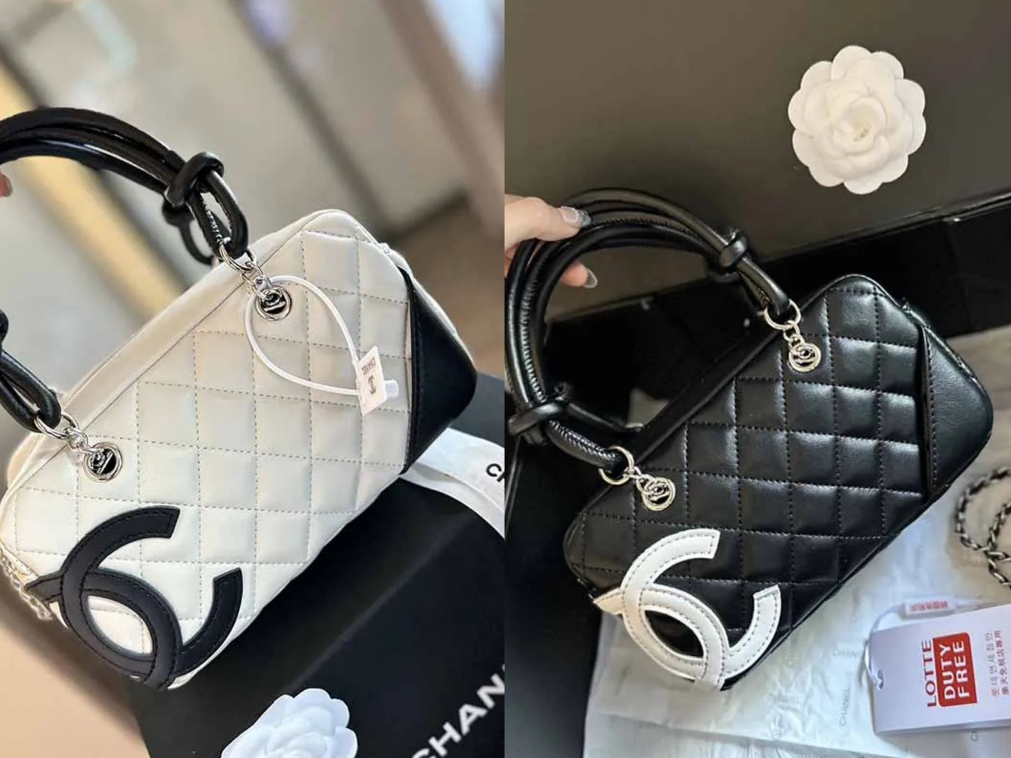 CC quilted bag