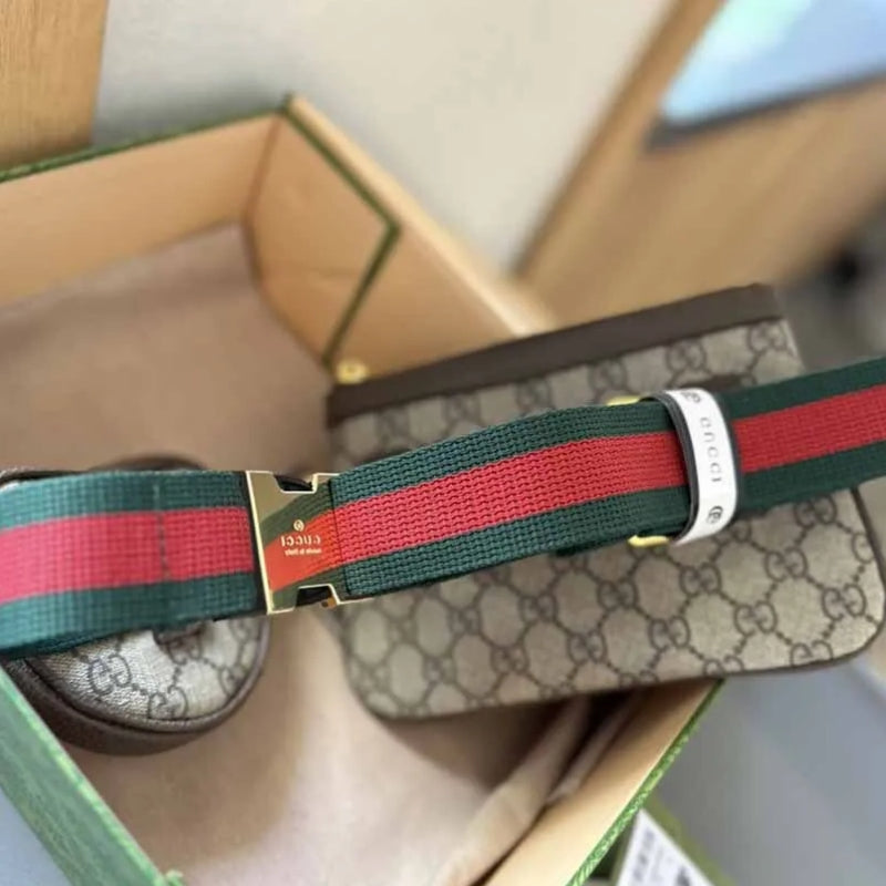 GG double bag on strap