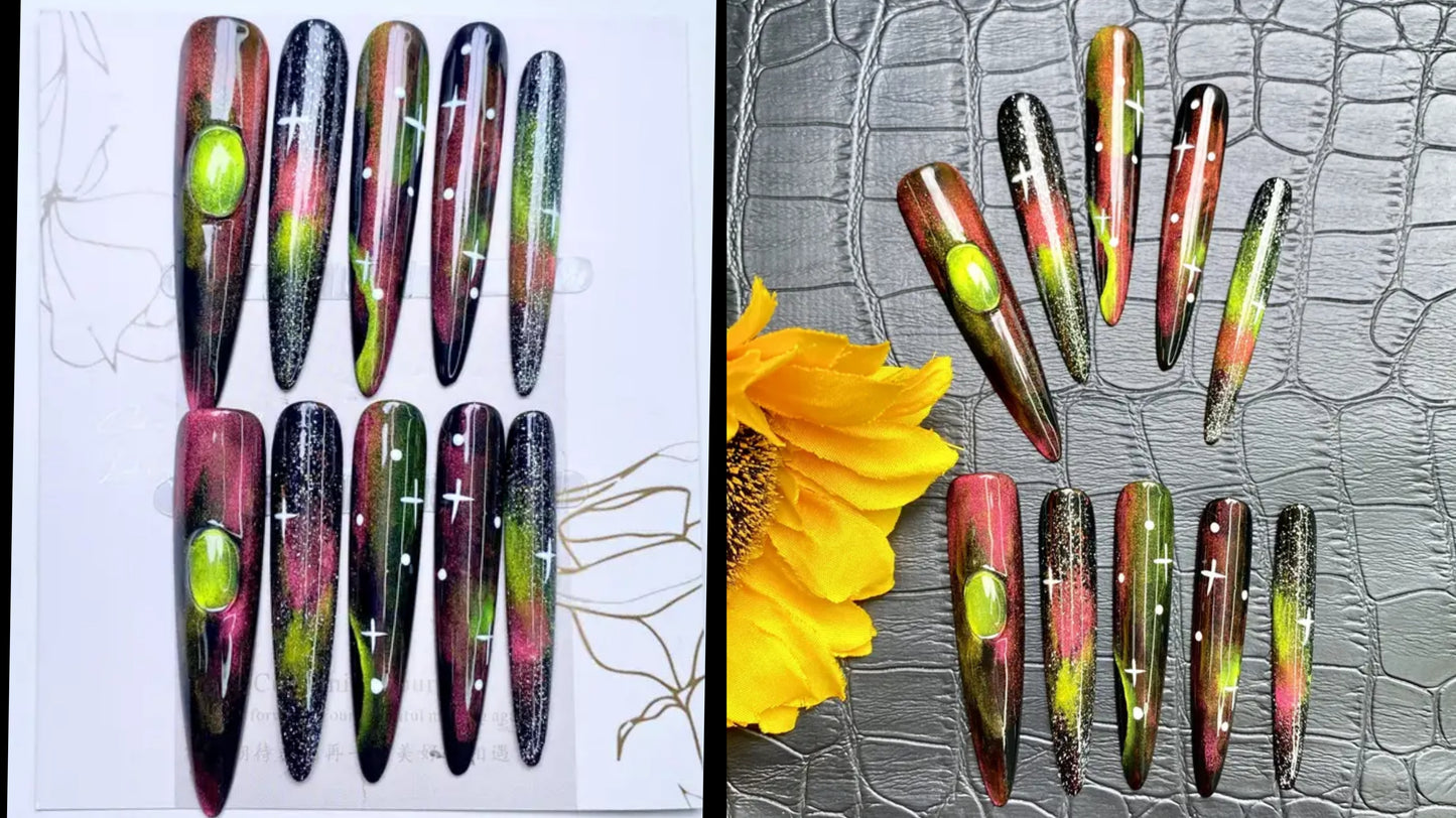 Mars press on nails