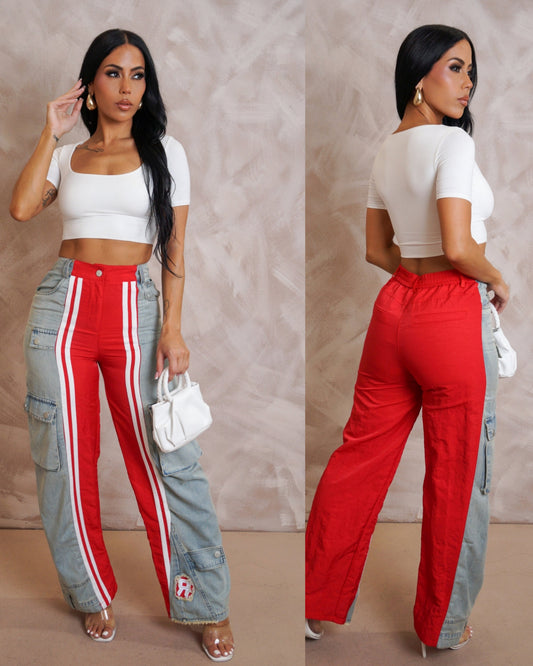 He gone call jeans