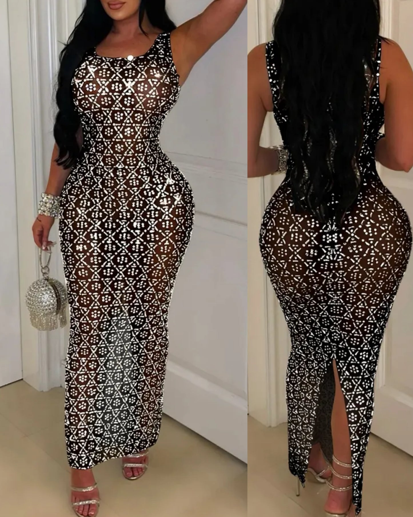 Dripped in diamonds dress
