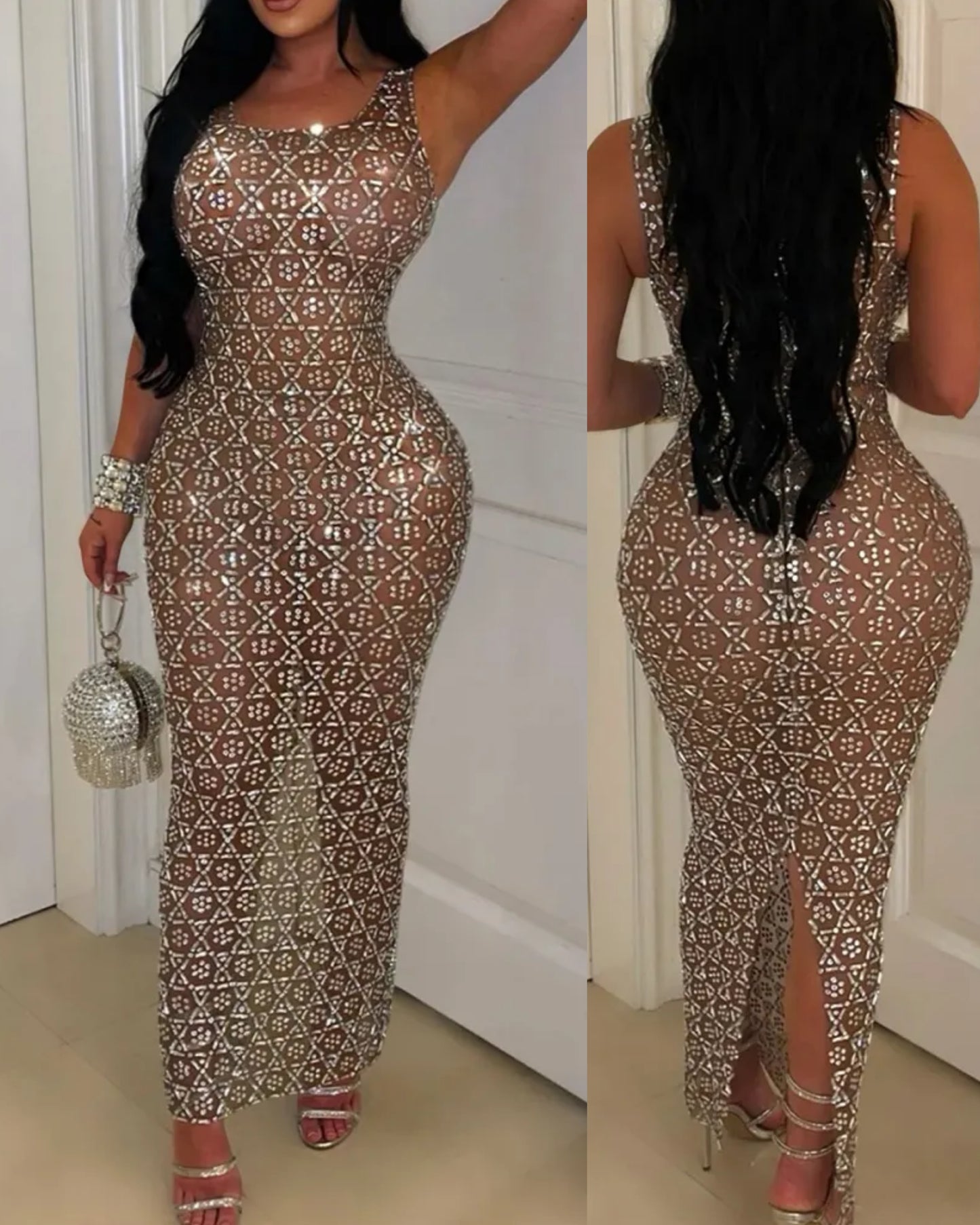 Dripped in diamonds dress