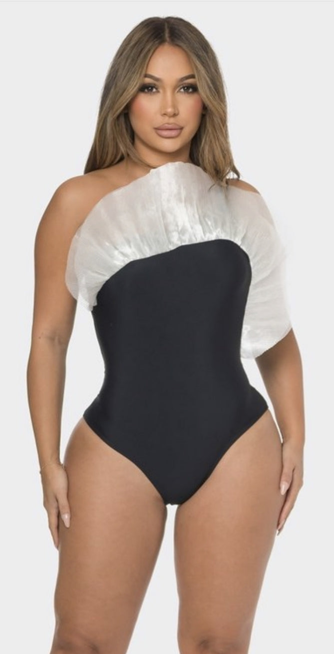 Fanned out bodysuit top pre order
